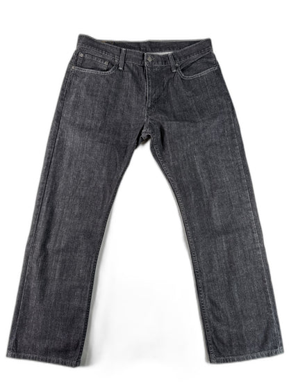 Levi's Straight Leg Jeans W 36 L 30 Black Denim Unisex Made in Mexico Vintage