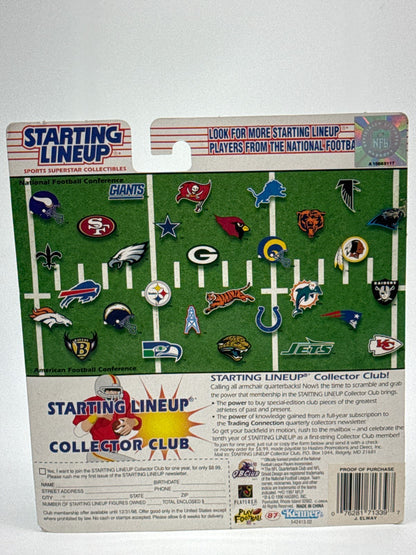 Starting Lineup 1997 John Elway Denver Broncos #7 QB Kenner 10th Year Figure