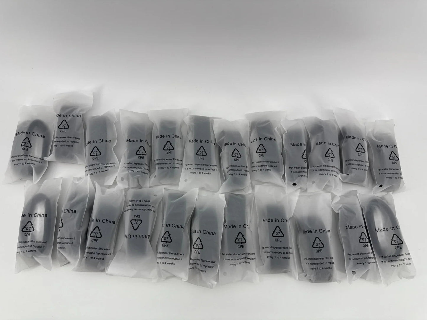 23x Pet Water Fountain Filter Elements for Cat Dog Dispenser Carbon Refill Lot N