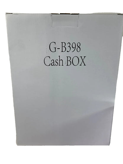 NEW Buy a Safe B398 Aluminum Cashier Box Lockable Cash Drawer NIB w/ Keys 2600