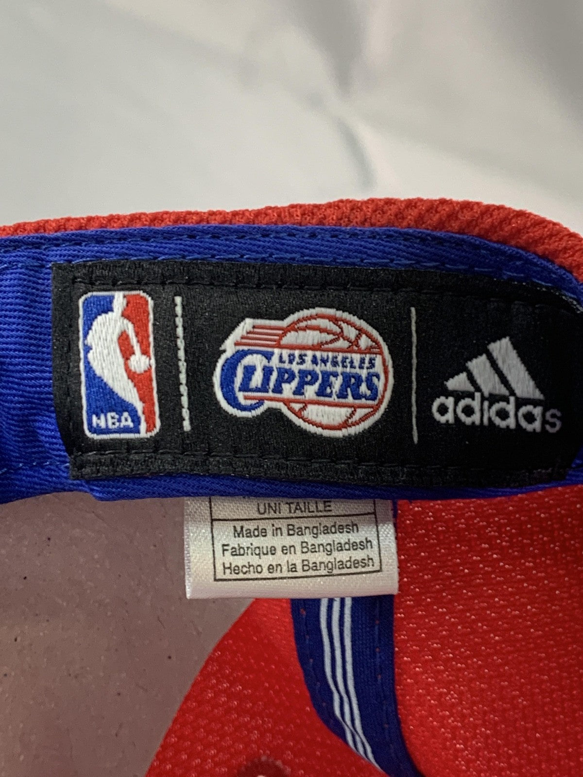 Los Angeles Clippers Hat Cap Snap Back One Size NBA Basketball 2015 Draft Adidas