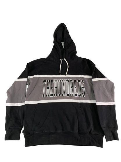 The Hundreds Hoodie Mens Medium Black Gray Rebel Hood Zumiez Streetwear on