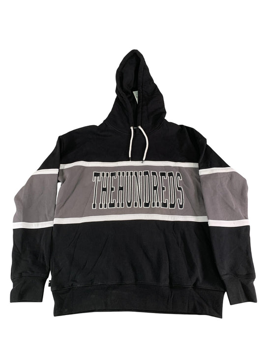 The Hundreds Hoodie Mens Medium Black Gray Rebel Hood Zumiez Streetwear on