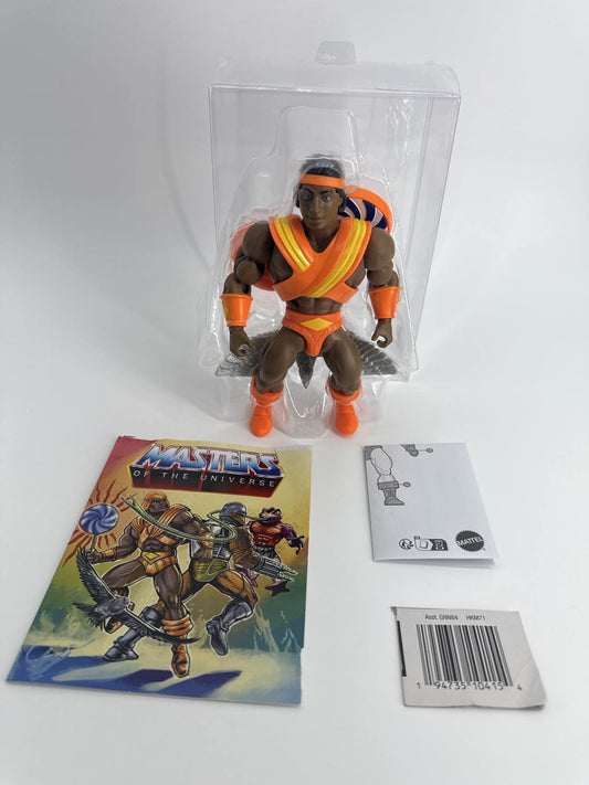 MOTU Origins Sun-Man Action Figure Loose Complete w/ Comic & Accessories HKM71