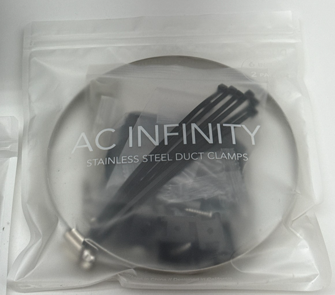 AC Infinity Cloudline Pro T6 6” Inline Duct Fan Kit Controller AI-CLT6 HVAC
