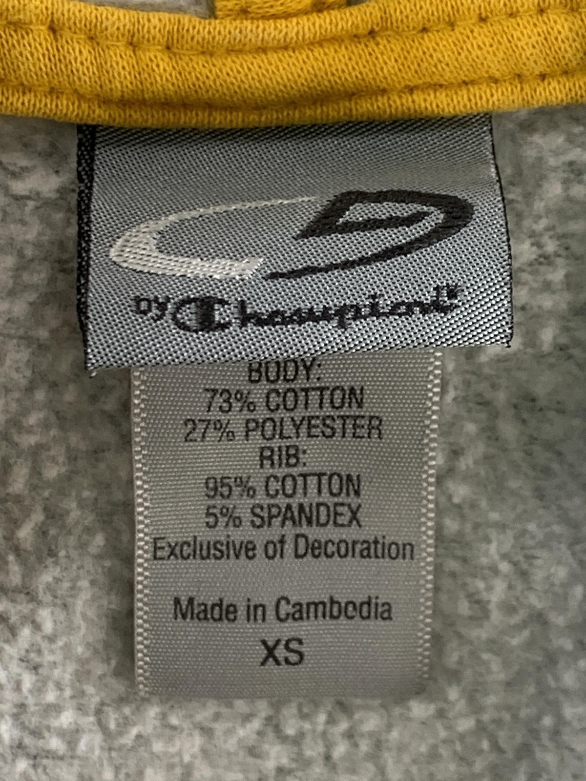 C9 By Champion Hoodie Womens XS Gray Striped Full Zip Knit Sweatshirt Casual
