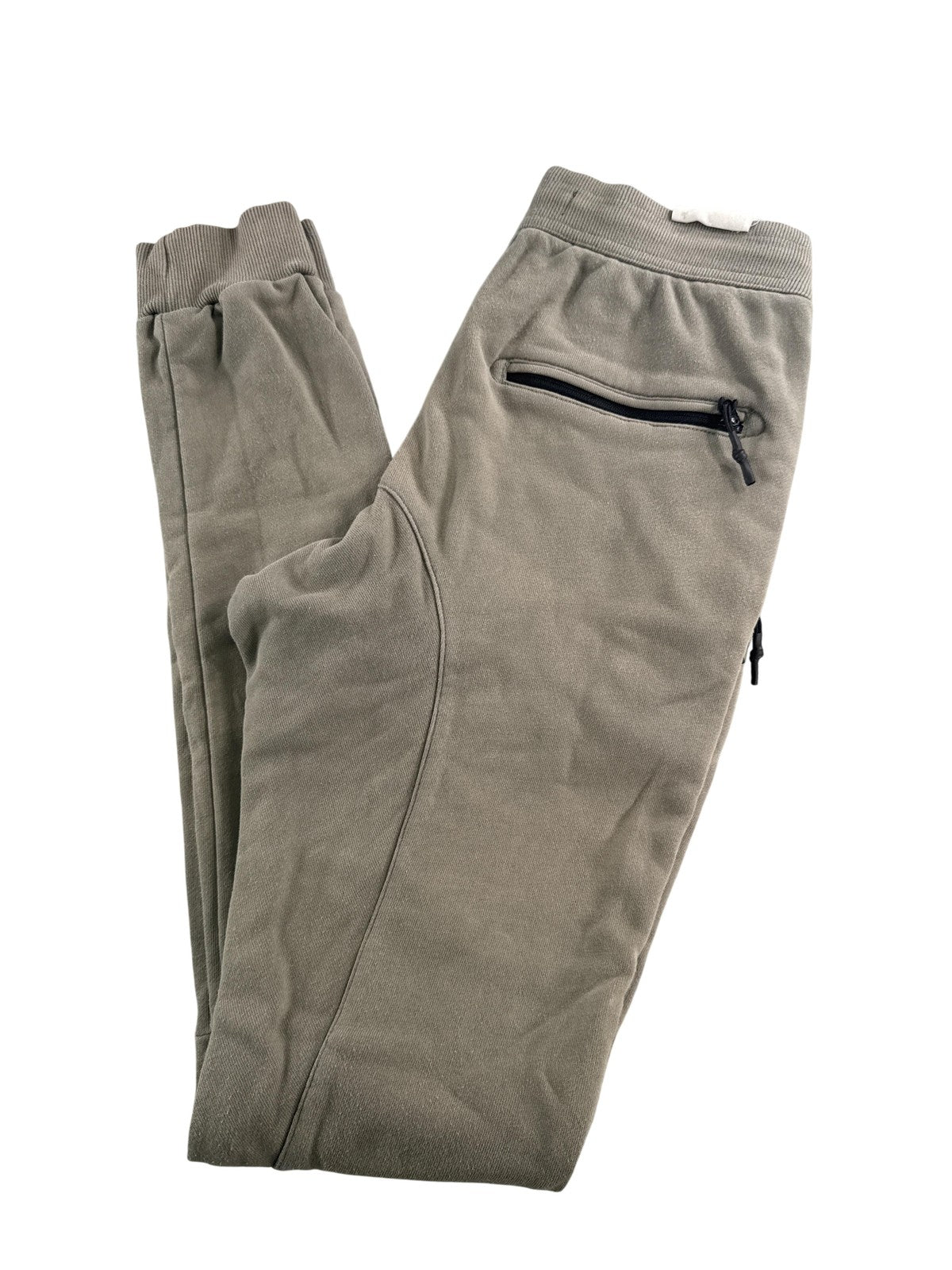 Zanerobe Pants Mens 29 Gray Jogger Sweatpants Drawstring Zip Pocket Tapered Fit