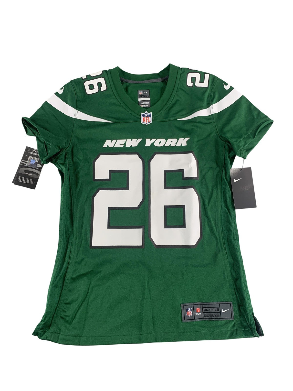 New York Jets Jersey Womens Small NFL Football Le'Veon Bell 26 Nike On Field