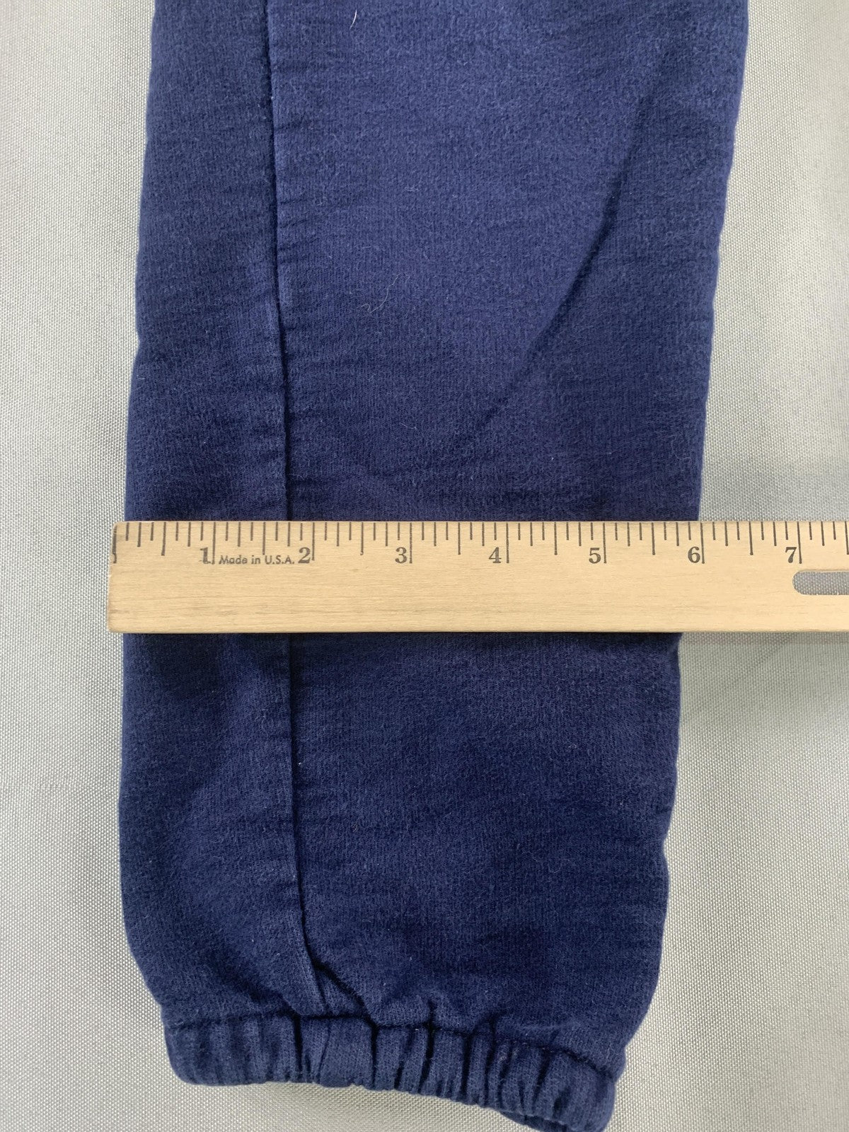 FIGS Jogger Sweatpants Womens XS Blue 100% Cotton Elastic Cuff Lounge Pants code