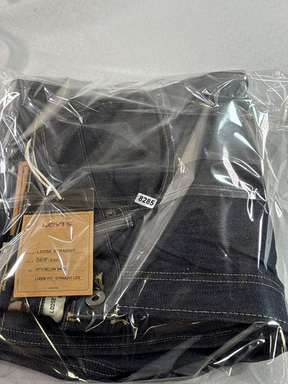 Levi's 569 Straight Leg Dark Wash Denim Jeans W34 L30 100% Cotton New Tags Mid