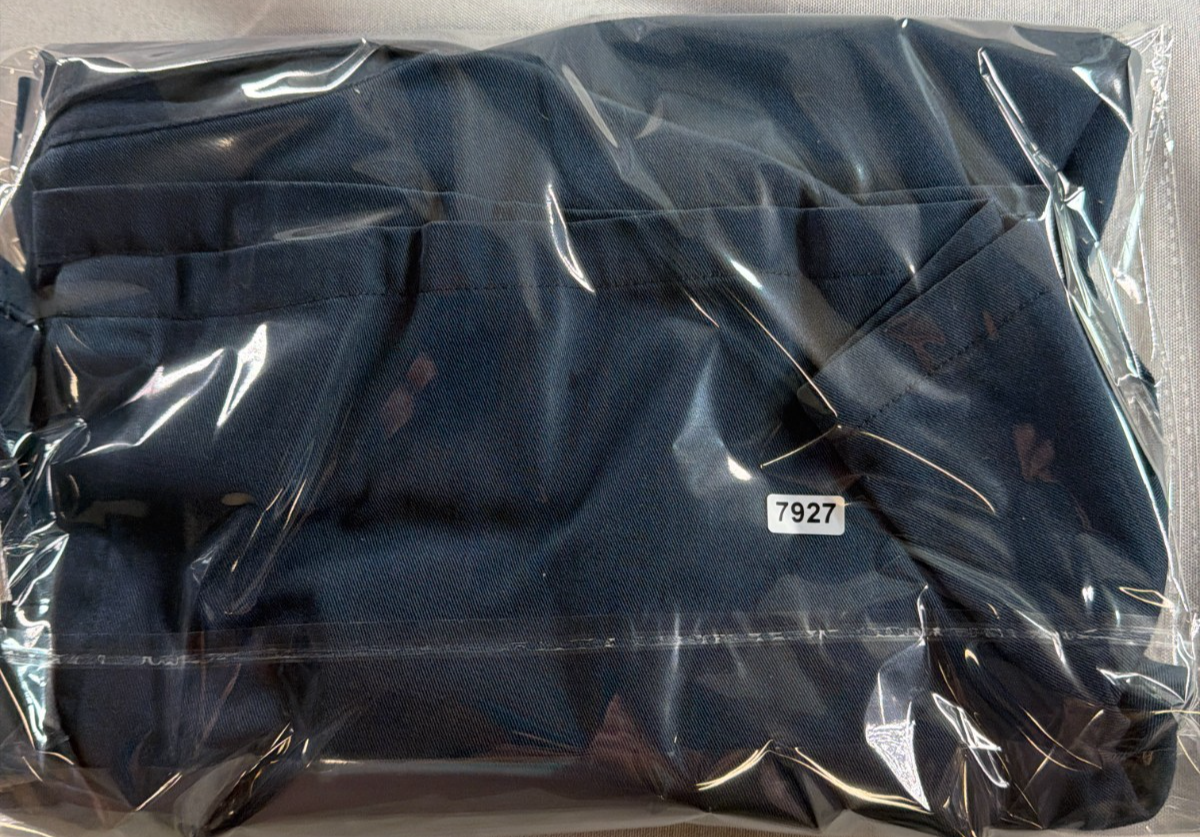 Carhartt Short Sleeve Work Shirt Dark Navy Blue XL Button Front Dual Pockets
