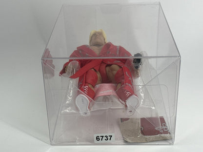WWE Ric Flair Mattel Action Figure Red Robe Microphone Accessory Loose Display 6