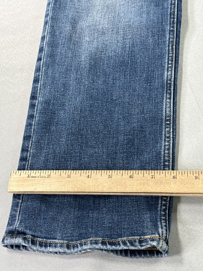 Goodfellow Co Straight Fit Jeans Mens 34Wx30L Blue Cotton Blend Leg Durable Slim