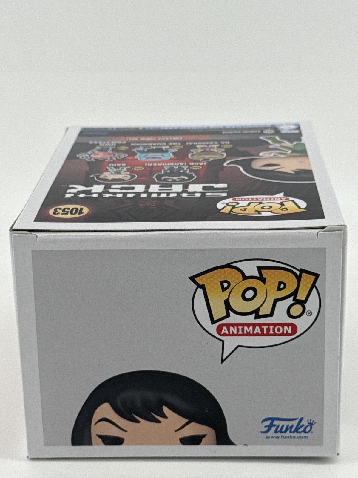 Funko Pop Animation Samurai Jack Ashi #1053 Vinyl Figure Multicolor Cartoon Red