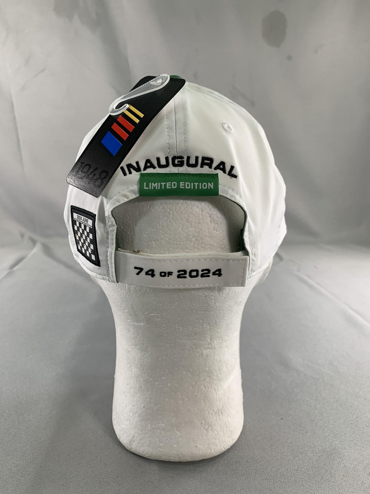 Iowa Speedway Hat Cap Strap Back Mens One Size Green NASCAR Racing Iowa Corn 350