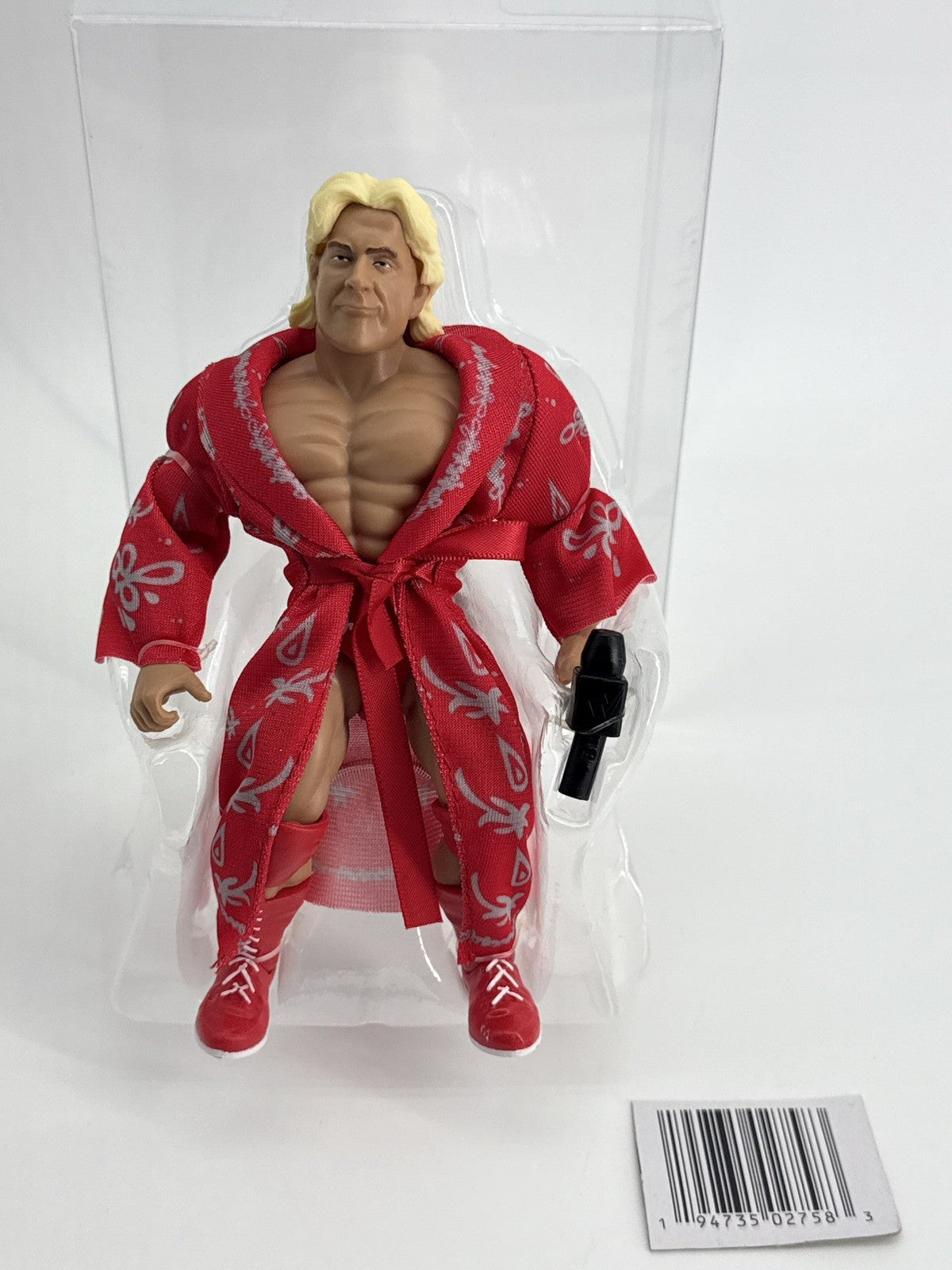 WWE Ultimate Edition Ric Flair Figure Red Robe Mattel 6719 Loose Extra Hands Mic
