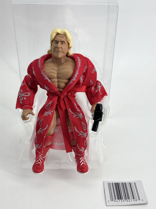 WWE Ultimate Edition Ric Flair Figure Red Robe Mattel 6719 Loose Extra Hands Mic