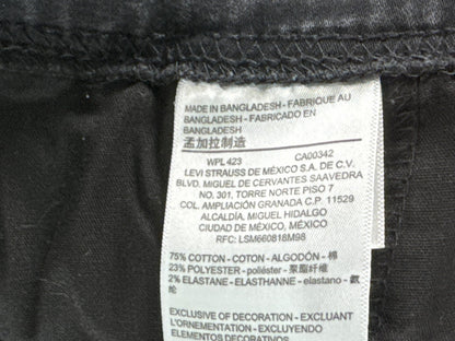 Levi Strauss Jogger Pants Mens W30 Black Signature Gold Casual Athletic Stretch