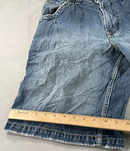 JNCO Denim Cargo Shorts Mens 32 Blue Carpenter Skater Baggy Y2K Jean Shorts