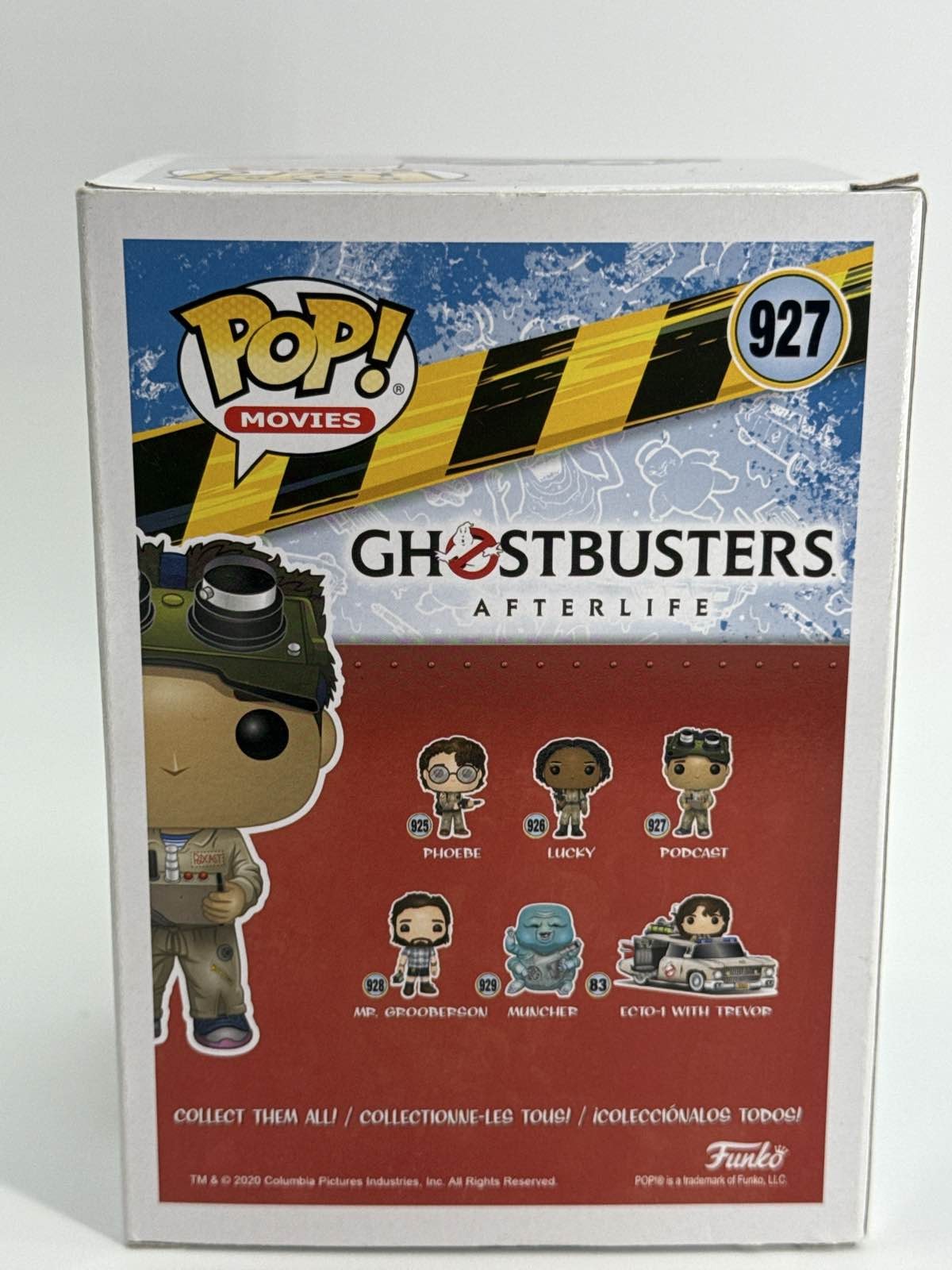 Funko Pop Podcast 927 Ghostbusters Afterlife Figure w Box 2020 Displayed Movie