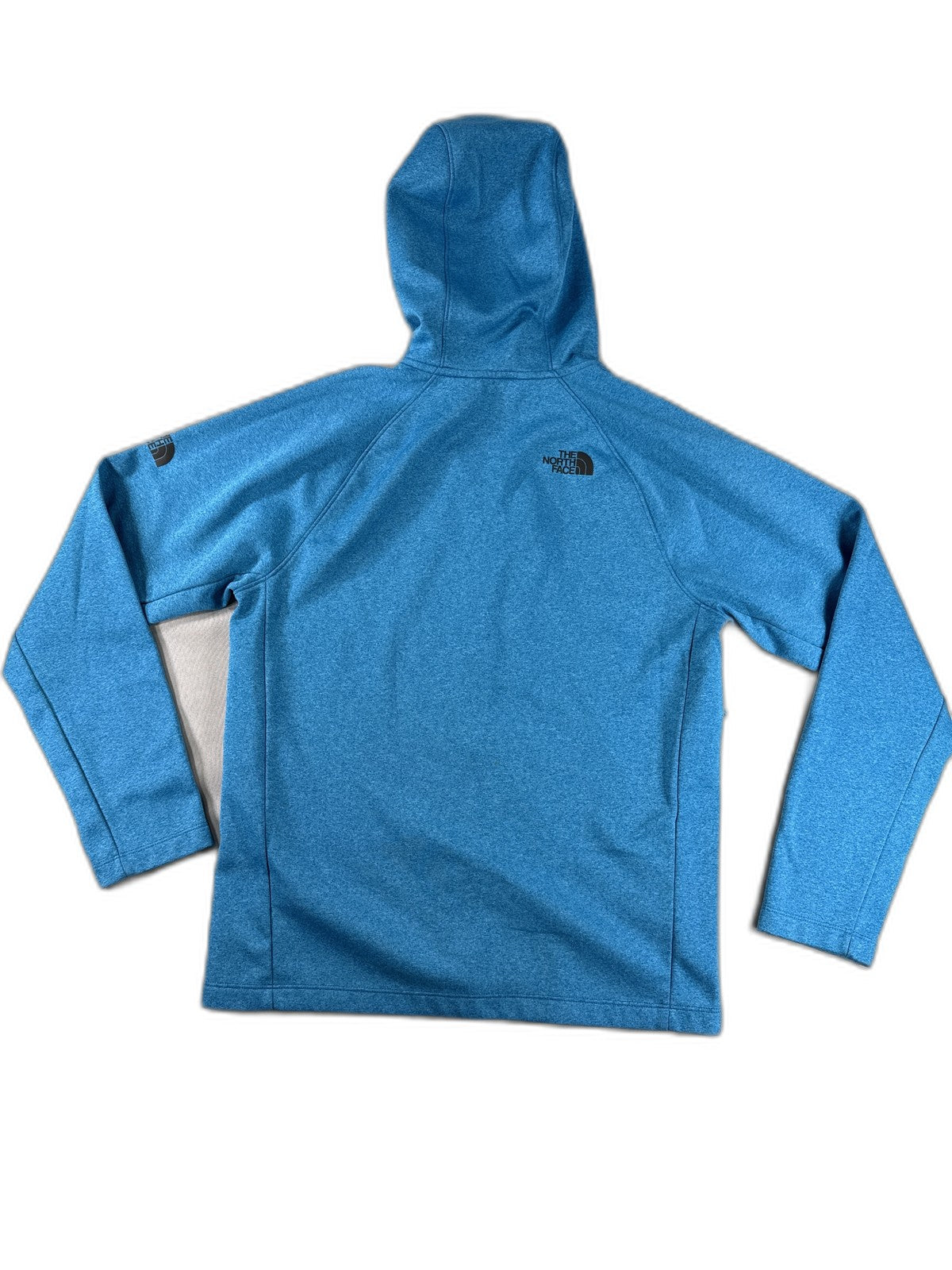 North Face Full Zip Hooded Jacket M Mens M/M Blue Polyester Blend Long Sleeve