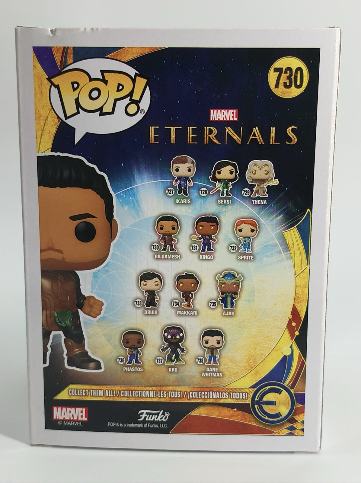 Funko Pop Marvel Eternals 730 Gilgamesh Vinyl Figure Bobble-Head Vaulted HTF Rar