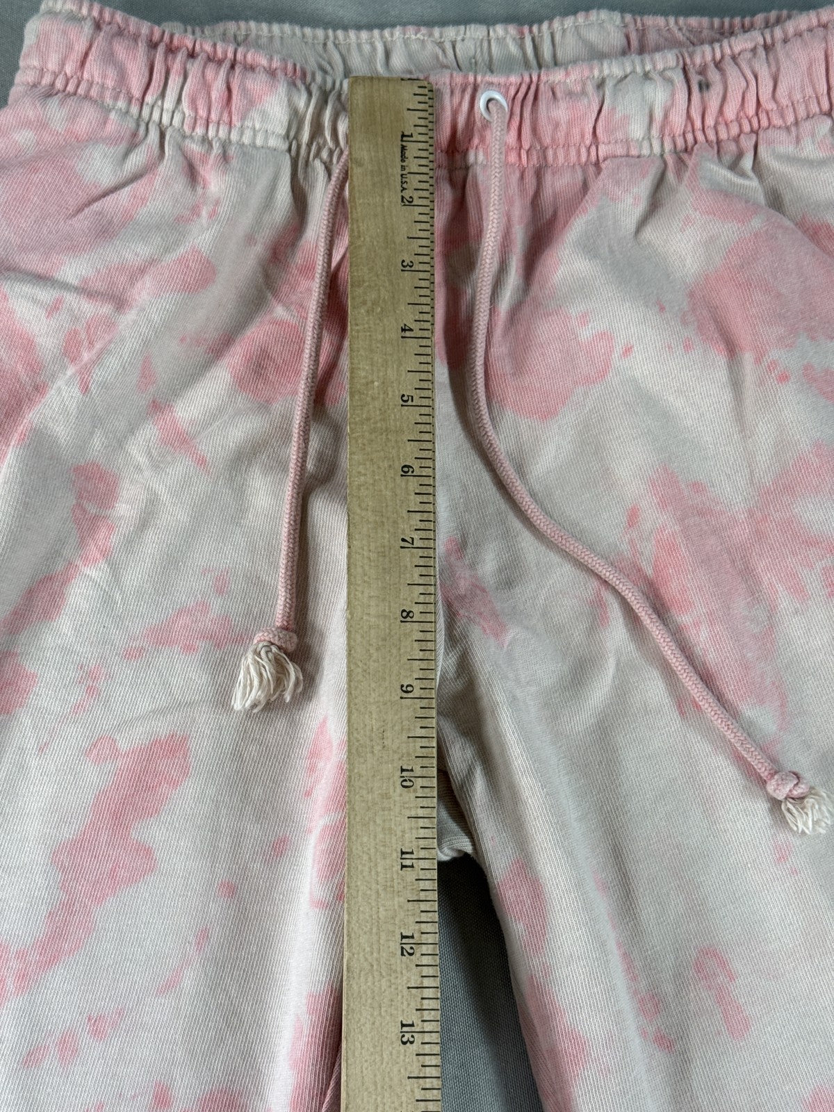 Nike Tie Dye Sweatpants Womens S Pink 100% Cotton Regular Fit Lounge Wear