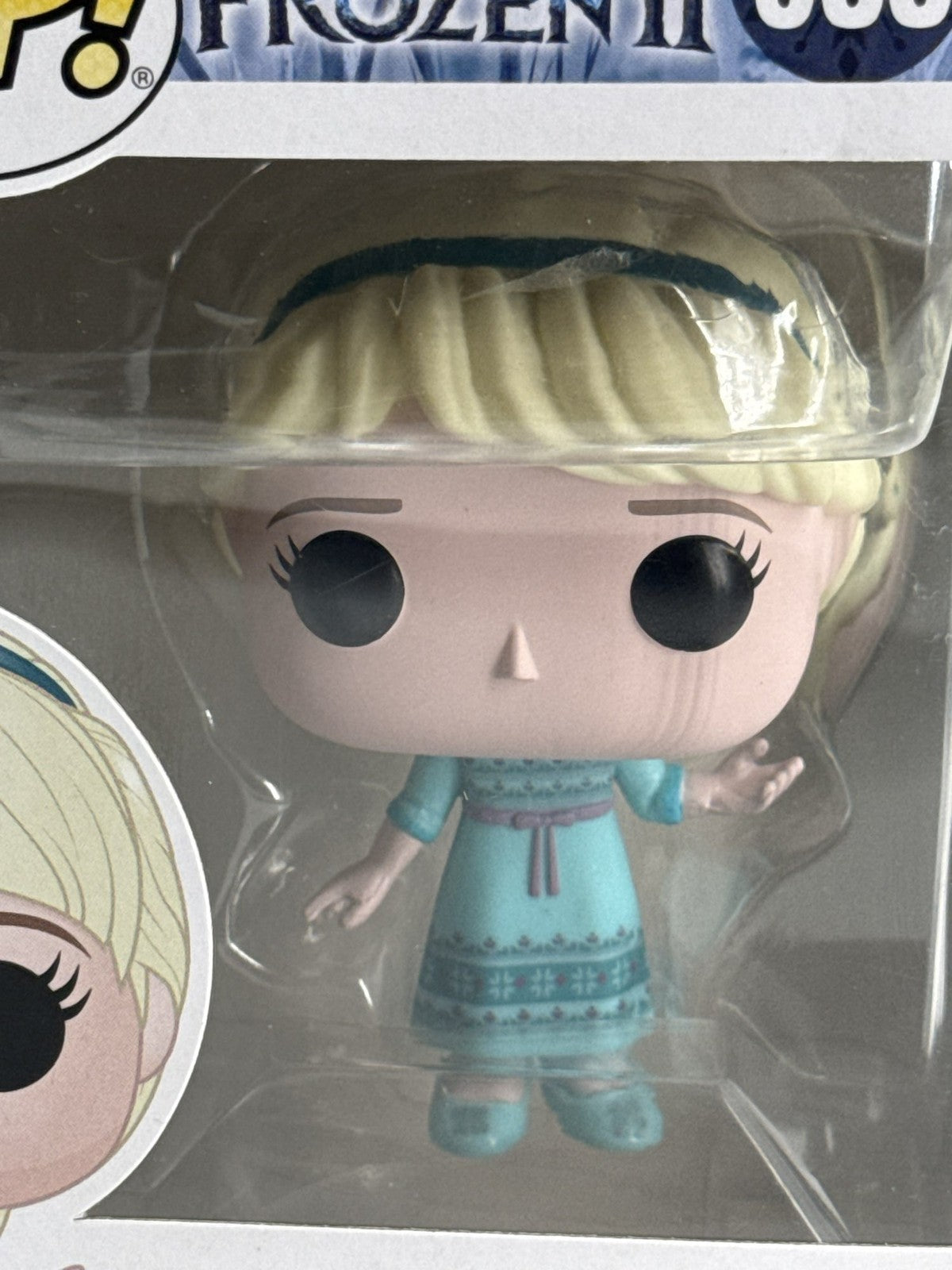 Funko Pop Young Elsa 588 Frozen II Vinyl Figure Disney Displayed with Box 2019