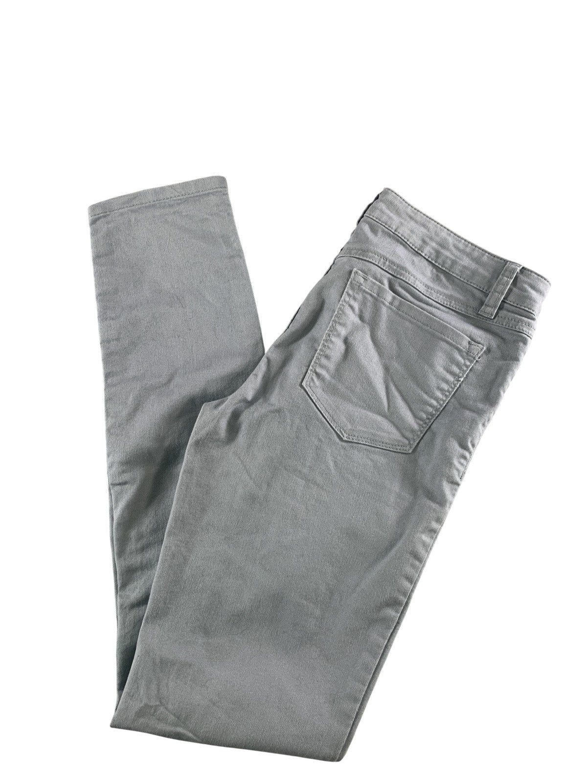 PrAna Jeans Womens 2/26 Gray Straight Leg Denim Regular Inseam Casual Pants on