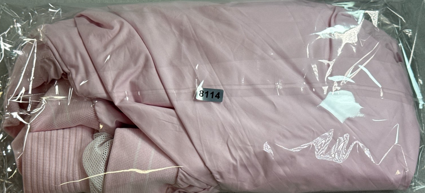 FootJoy Womens XL Lined Windshirt Pink Golf Pullover Oakmont Country Club