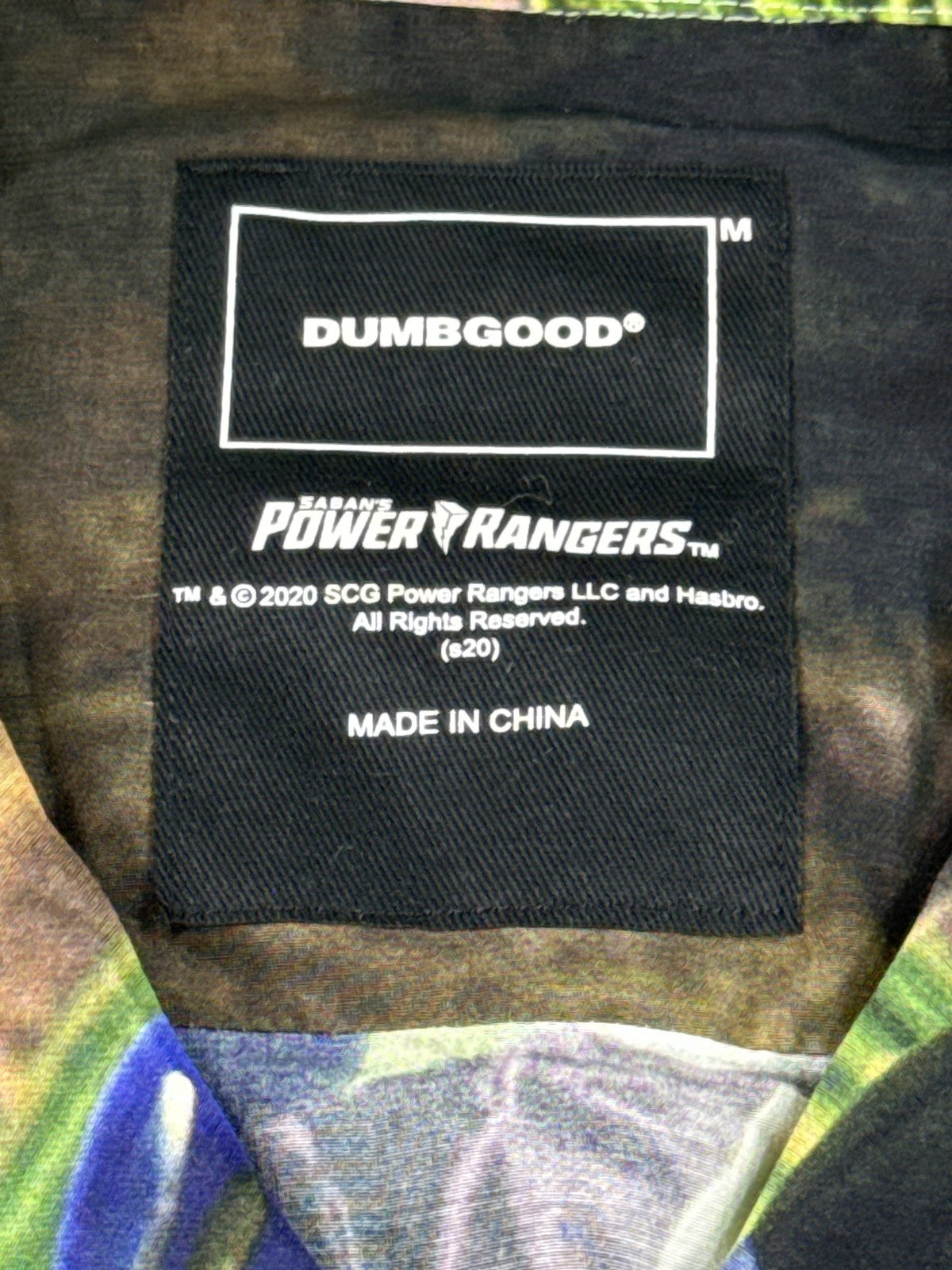 Power Rangers All Over Print Short Sleeve Button Up Shirt Unisex