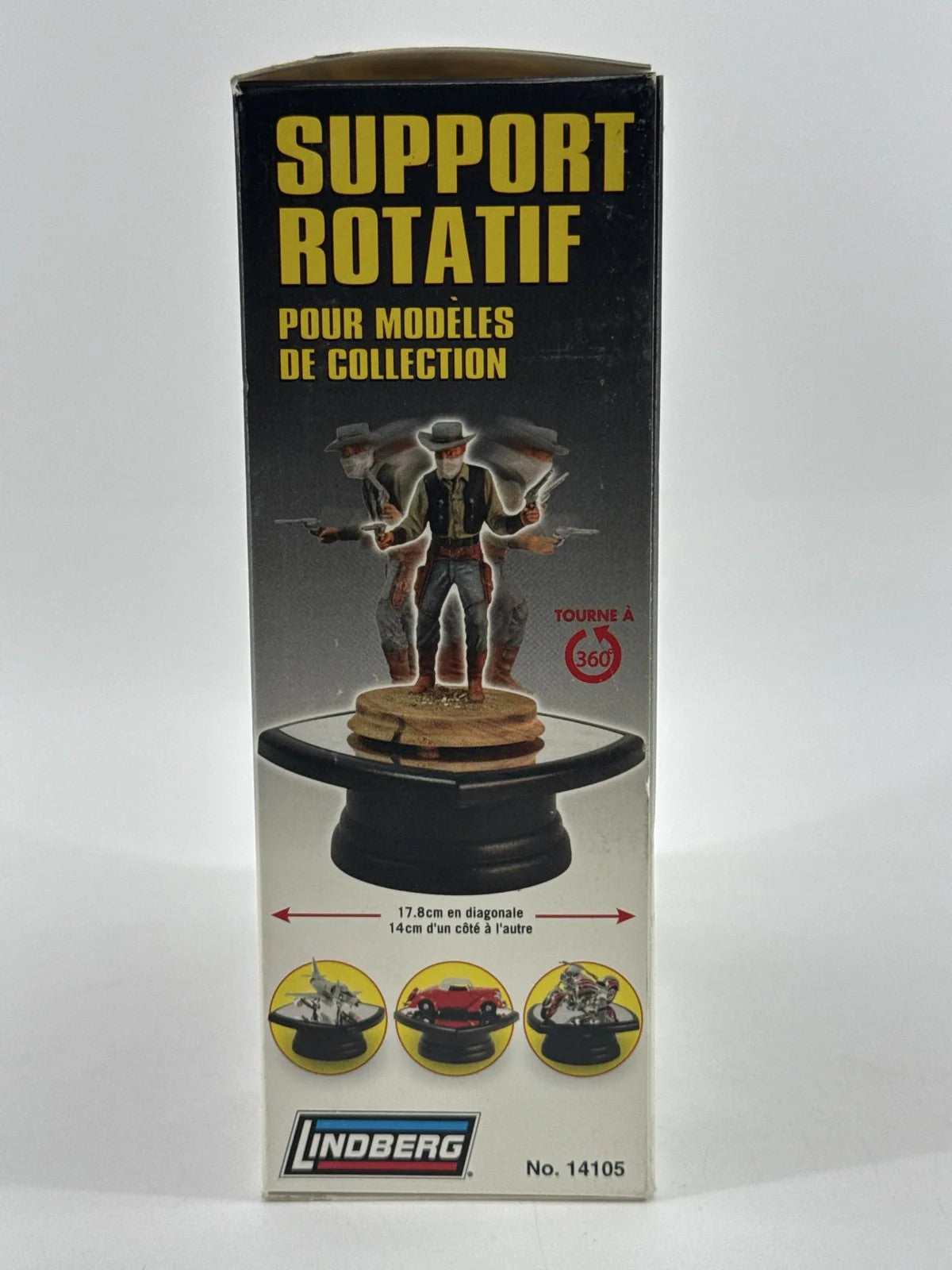 Lindberg Motorized Rotating Display Stand 360° for 1/32 Model Cars Unbranded NWT
