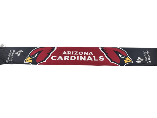 Arizona Cardinals Scarf Mens One Size Red Black NFL Football Fan Fringe Stadium