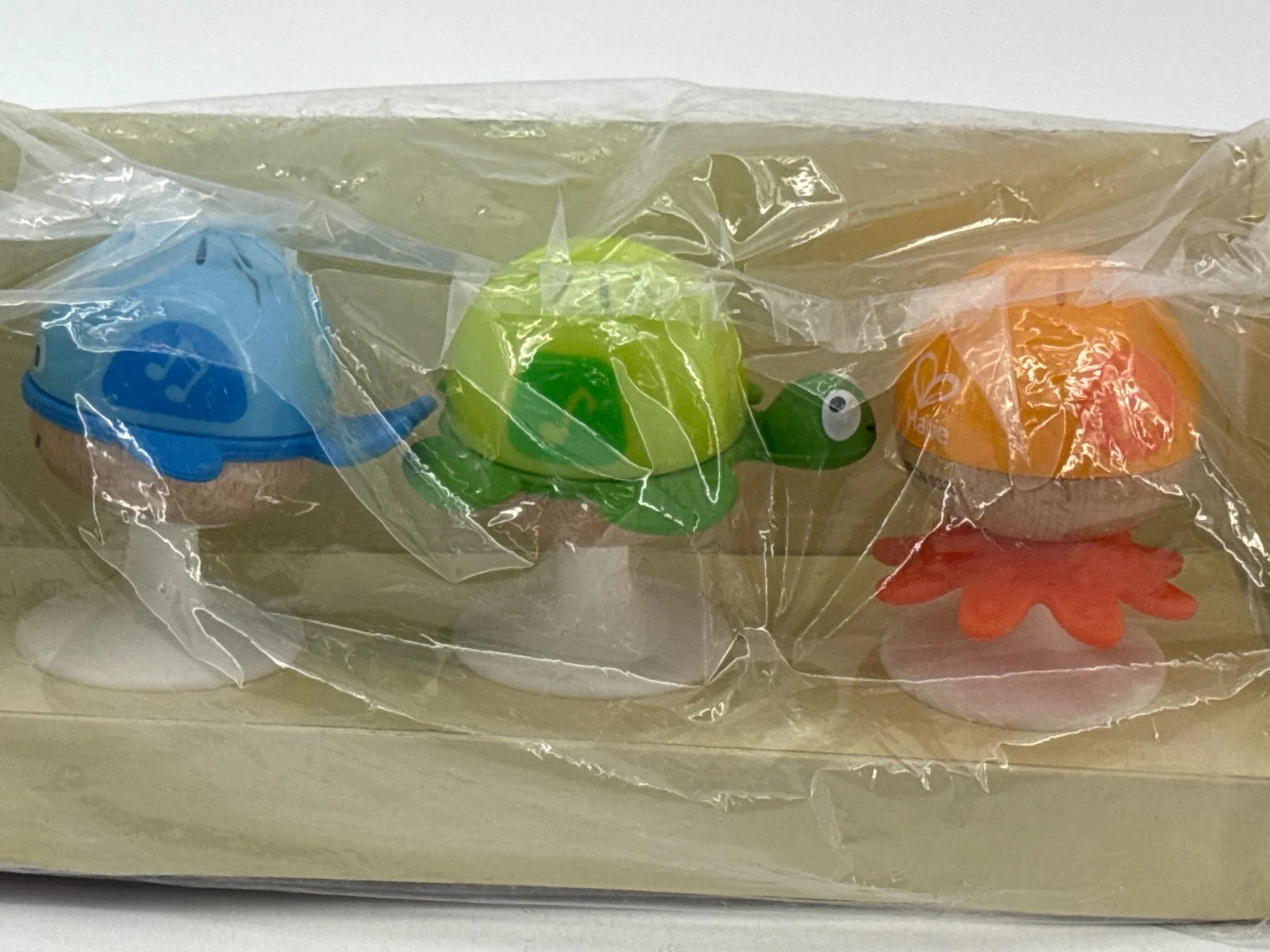 Hape Stay-Put Rattle Set 17696 – Set of 3 – Newborn Baby Toy – Brand New Sealed