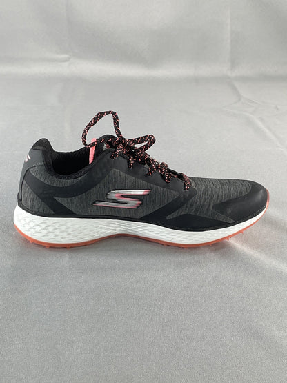 Skechers Go Golf Elite V 5GEN Shoes Womens Size 6.5 Black Pink Spikeless Comfort