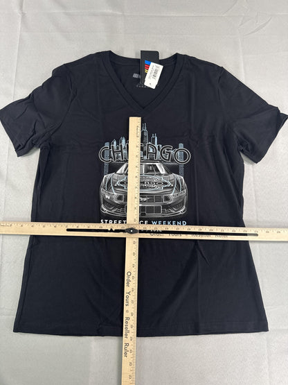 Chicago Street Race Shirt Womens Large NASCAR Racing Event 2024 Tee Racing T-Shi