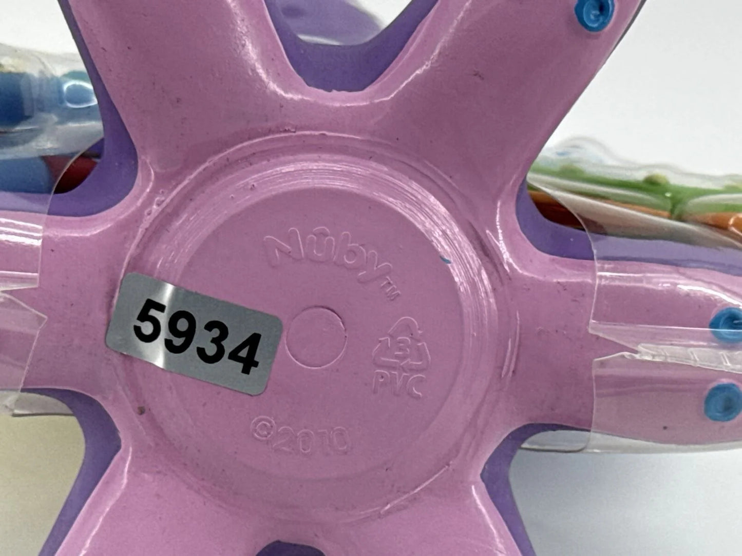 Nuby Octopus Hoopla Floating Bath Toy 3 Rings Purple 18m+ BPA Free Unbranded NWT