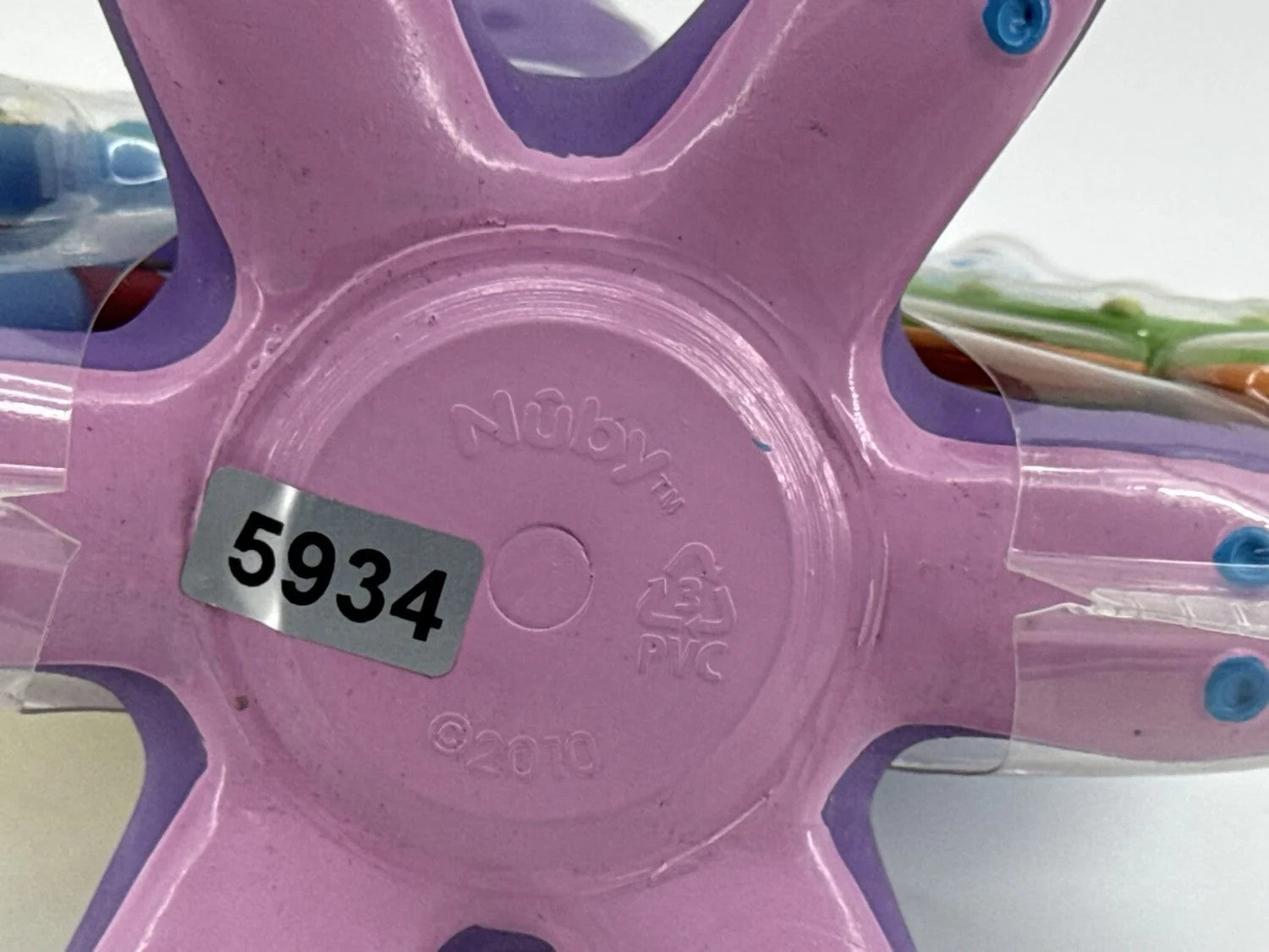 Nuby Octopus Hoopla Floating Bath Toy 3 Rings Purple 18m+ BPA Free Unbranded NWT
