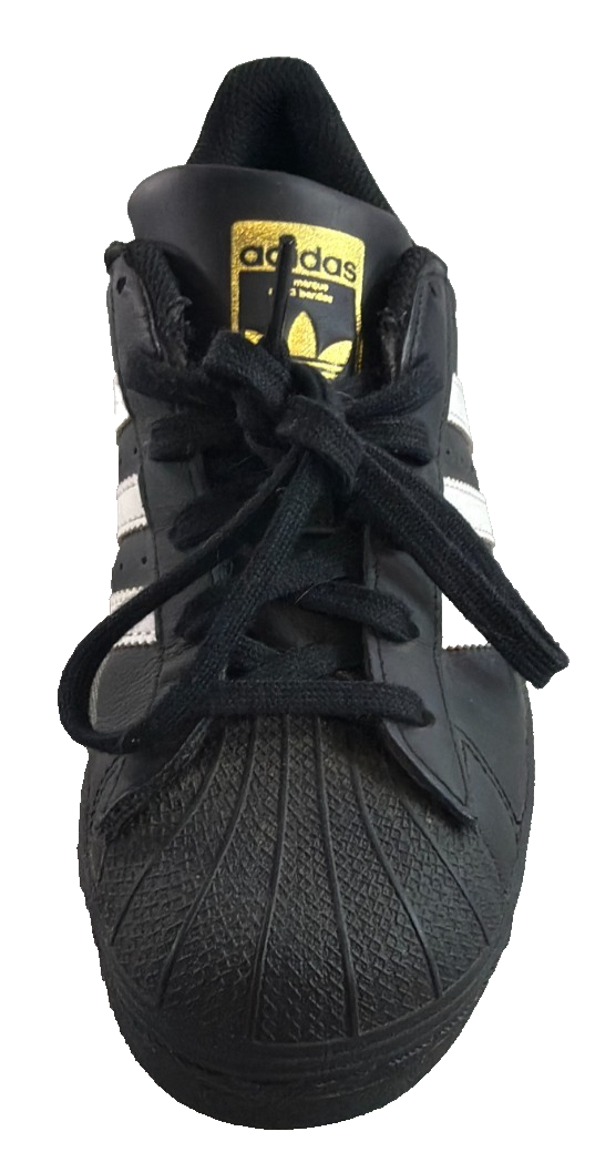 Adidas Superstar EF5398 Black White Gold GS 5.5Y Womens 7 Shell Toe Originals