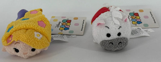 Disney Tsum Tsum Plush Rapunzel & Maximus Set Tangled Mini 3.5” With Tags EUC