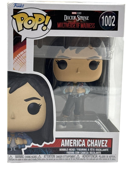 Funko Pop Marvel Doctor Strange America Chavez #1002 Vinyl Figure Multicolor