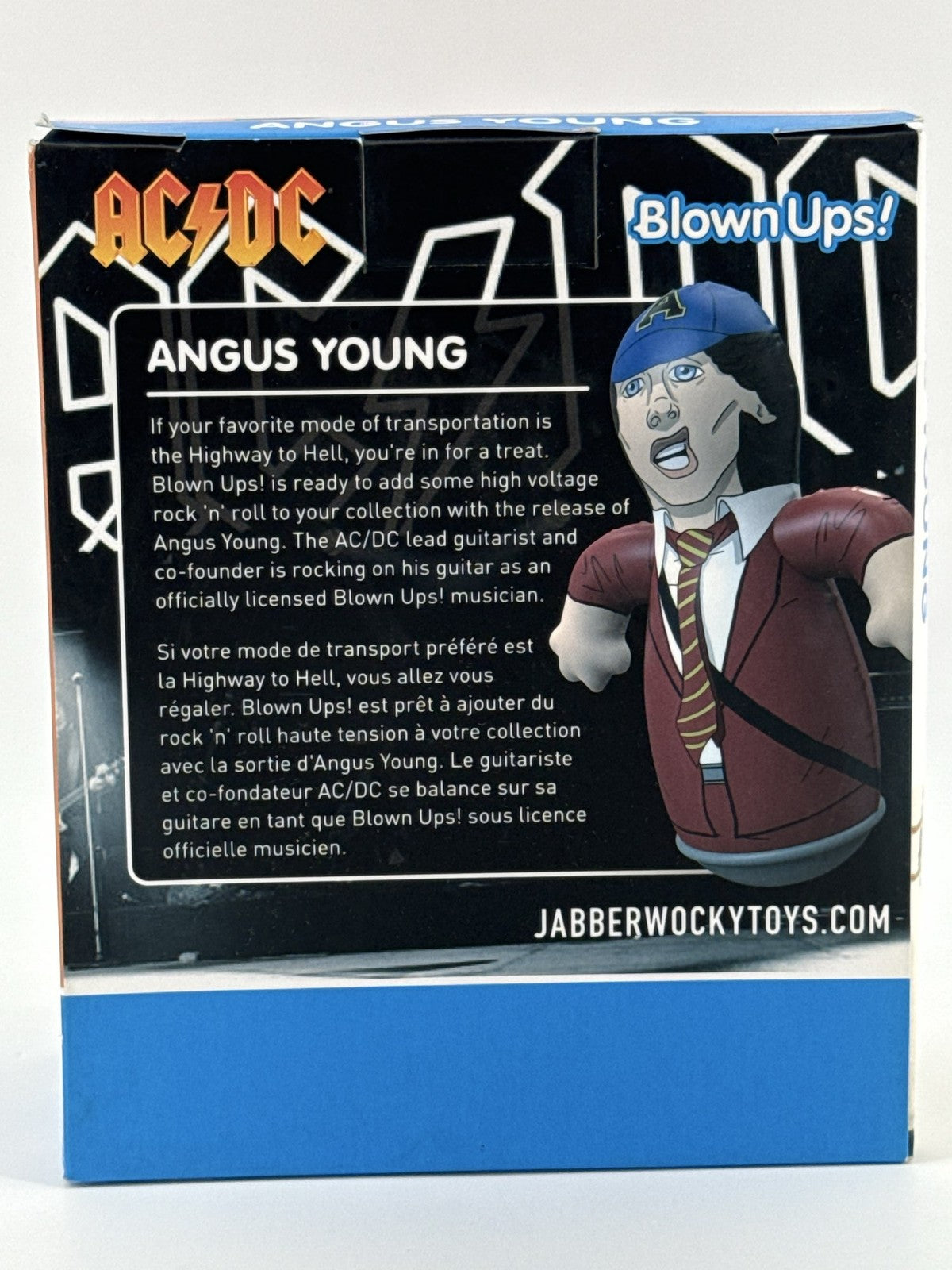 AC/DC Angus Young Blown Ups! Vinyl Figure Toy High Voltage New in Box 6+ Rare