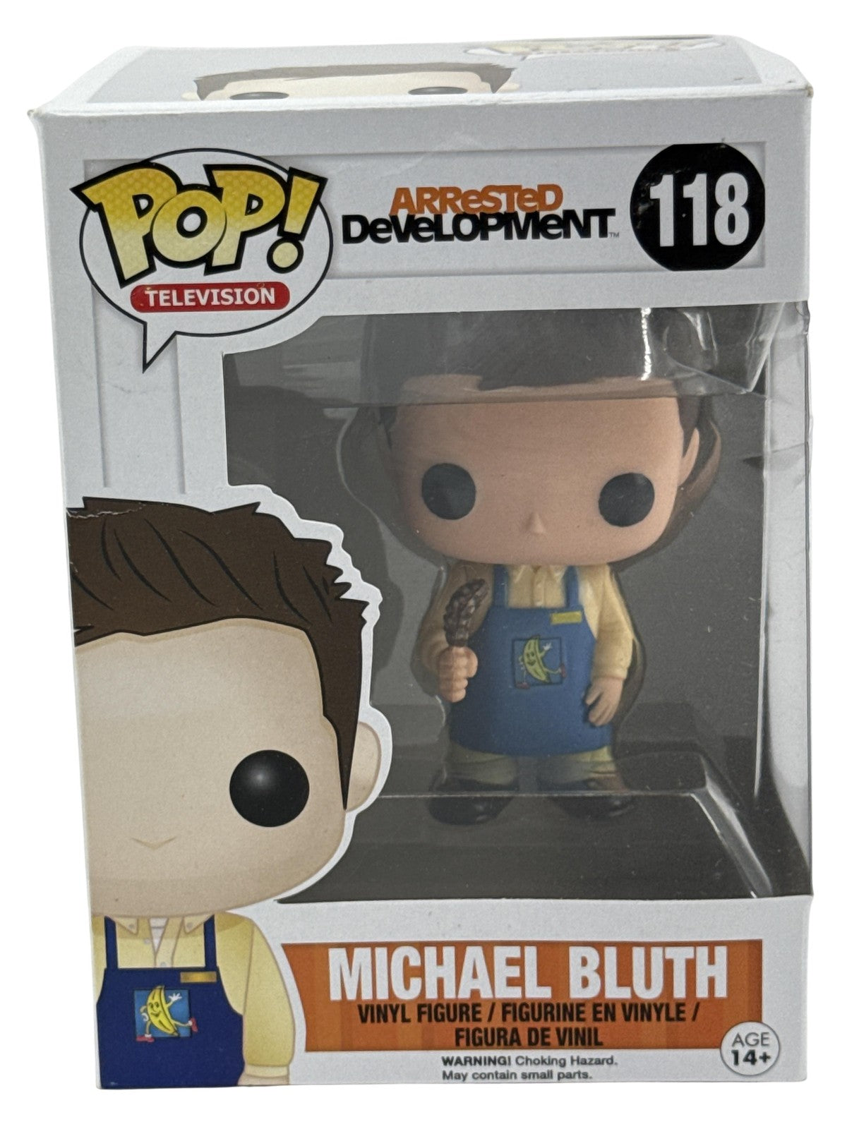 Funko Pop Michael Bluth 118 Arrested Development TV Vinyl Figure w Box Blue NWT