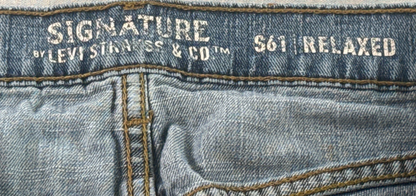 Levi Strauss Signature Capri Jeans Womens 10 Light Wash Denim Mid Rise Crop