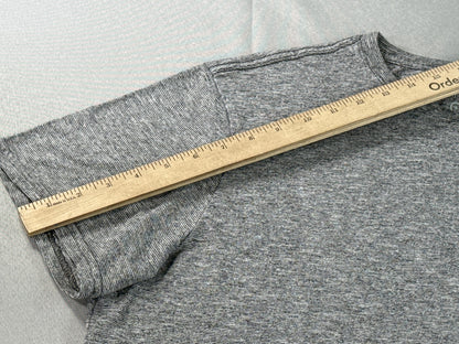 Goodfellow Co Crewneck Tee Short Sleeve Pocket Gray L Cotton Blend Relaxed Fit