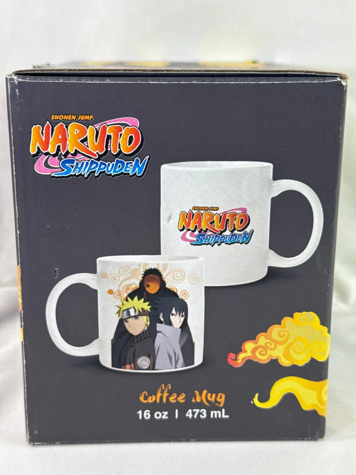 Naruto Shippuden Just Funky 16oz Ceramic Mug Naruto Sasuke Obito Anime Art 1239