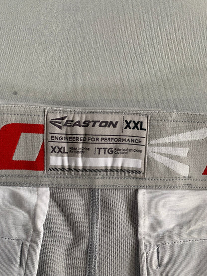 Easton Pro+ Knicker Baseball Pants XXL Gray Red Piped A167105GYRDXL NWT Adult