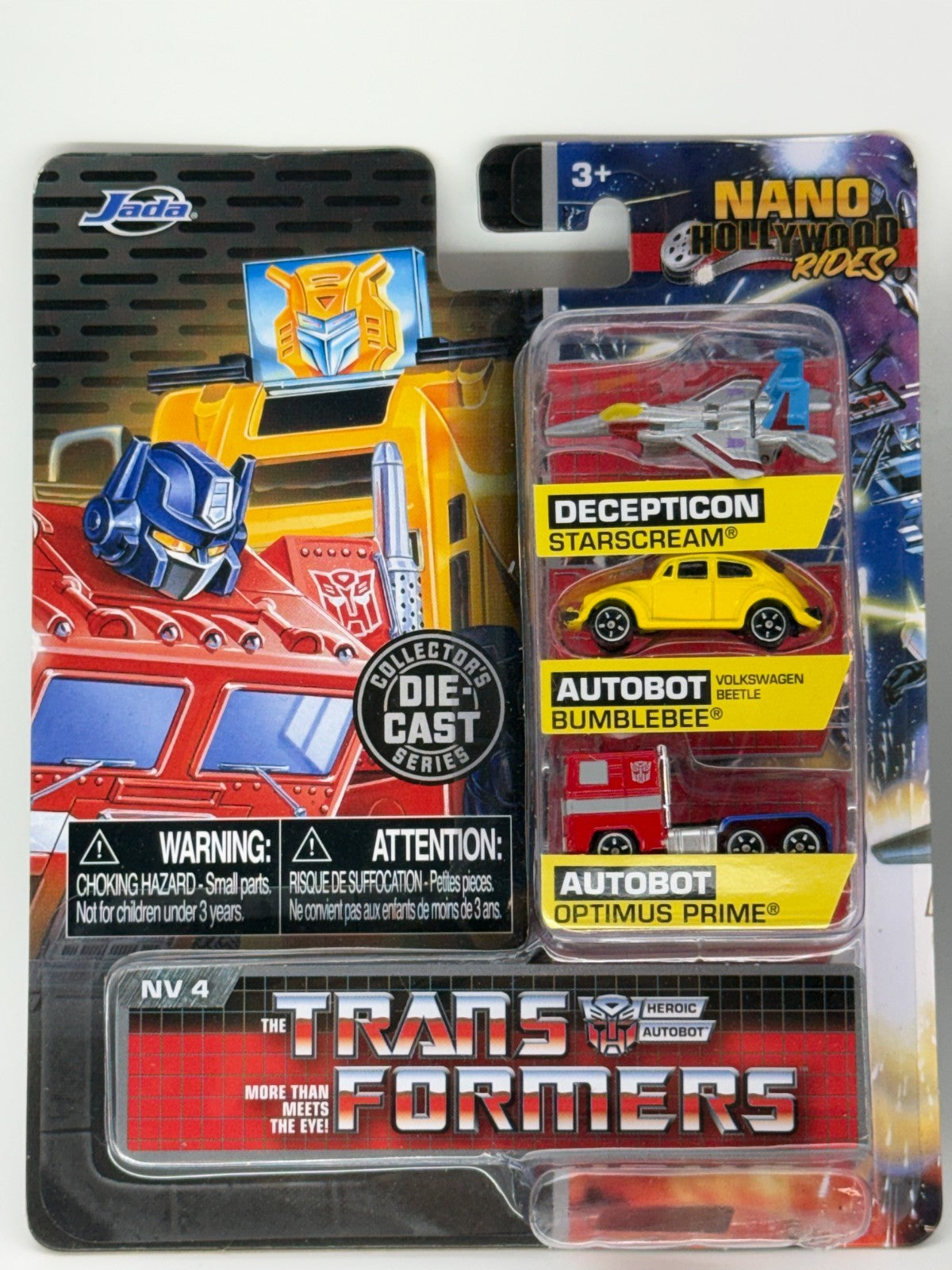 Jada Nano Metalfigs Transformers Jurassic World Diecast Lot Optimus Jeep Hasbro