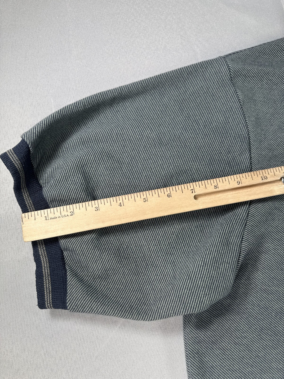 Red Kap Performance Knit Twill Polo Shirt Mens XL 38 Gray Polyester Cotton Solid