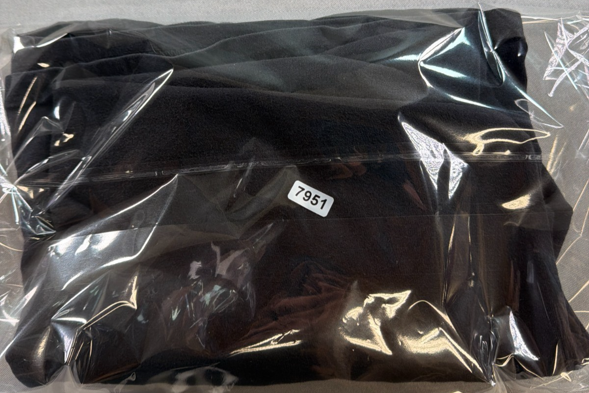 Brixton MFG Co Camp Mode Black Washed Fishing Camping Rainbow Graphic Tee Med